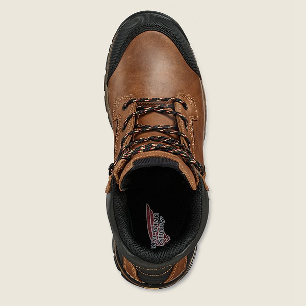 Botas de Trabajo Red Wing Hombre Marrom/Negros - Flexforce® - 6-Inch Waterproof Soft Toe - 501-PJAHF